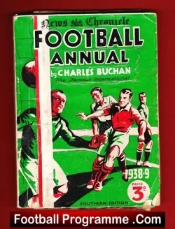 News Chronicle Football Annual Charles Buchan 1938 – 1939