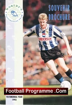 Nigel Worthington Testimonial Benefit Sheffield Wednesday Signed