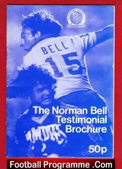 Norman Bell Testimonial Benefit Match Blackburn Rovers 1984