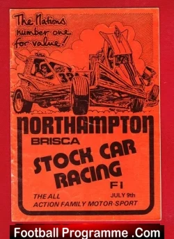 Northampton Stock Cars Programme BRISCA 1978