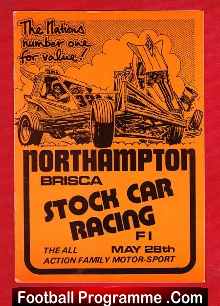 Northampton Stock Cars Programme BRISCA 1978