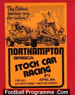 Northampton Stock Cars Programme BRISCA 1978