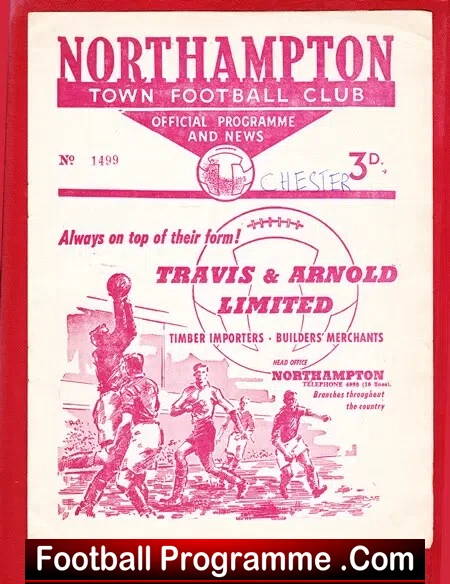 Northampton Town v Chester 1960