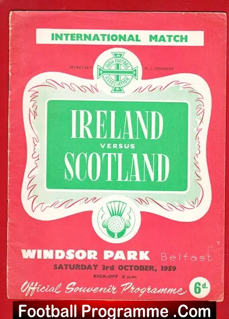 Northern Ireland v Scotland 1959