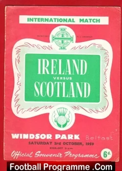 Northern Ireland v Scotland 1959