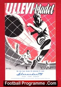 Orgryte v Sandvikens 1959 - Ullevi Sweden - football programme