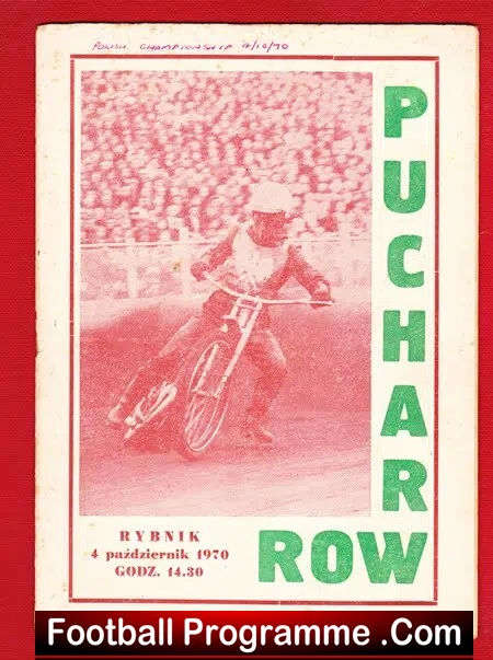 Poland Speedway Championship Rybnik 1970