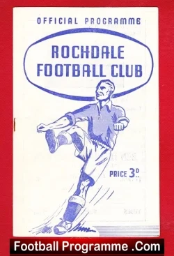 Rochdale v Halifax Town 1955