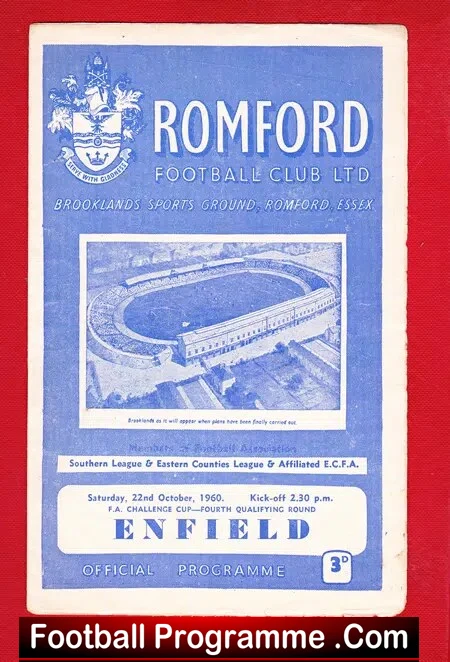Romford v Enfield 1960 – FA Cup