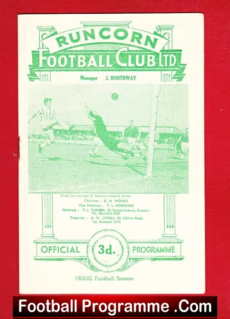 Runcorn v Rhyl 1965