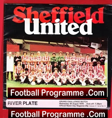 Sheffield United v River Plate 1978 – Brazil – Friendly Match