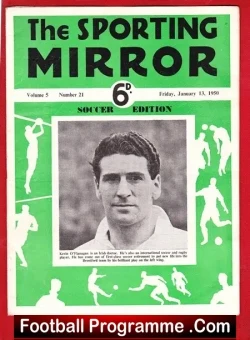 Sporting Mirror Football Soccer Magazine 1950 – January
