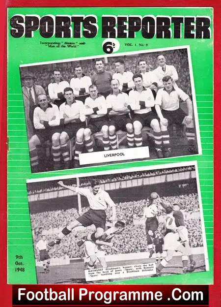 Sports Reporter Magazine 1948 – October