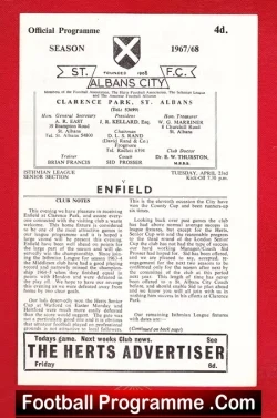 St Albans City v Enfield 1968