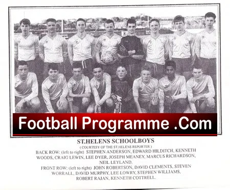 St Helens v Salford 1989 - Ryan Giggs Schoolboy Final