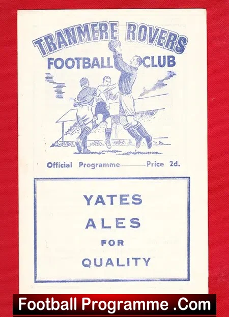 Tranmere Rovers v Southport 1955 – Liverpool Senior Cup Final