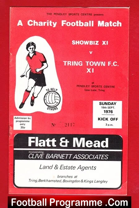 Tring Town v Showbiz XI 1976 – Dennis Waterman