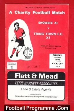 Tring Town v Showbiz XI 1976 – Dennis Waterman