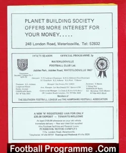Waterlooville v Canterbury 1975 – Southern League