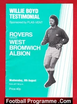 Willie Boyd Testimonial Benefit Game Doncaster Rovers 1984