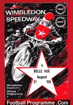 Wimbledon Speedway v Belle Vue 1969