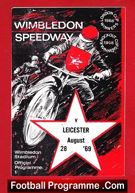 Wimbledon Speedway v Leicester 1969