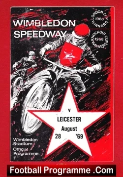 Wimbledon Speedway v Leicester 1969
