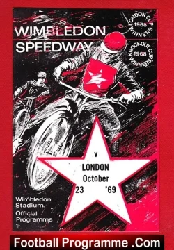 Wimbledon Speedway v London 1969