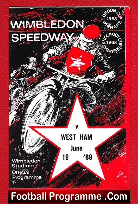 Wimbledon Speedway v West Ham 1969 – June