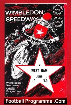 Wimbledon Speedway v West Ham 1969 – June