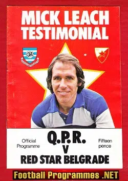 Mick Leach Testimonial Benefit Match QPR 1976