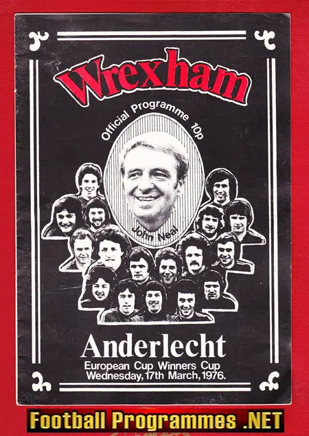 Wrexham v Anderlecht 1976 – ECWC