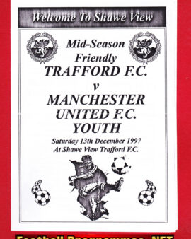 Trafford v Manchester United 1997 – Youth Match at Shawe View