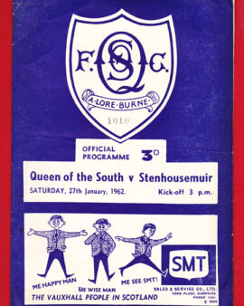 Queen Of The South v Stenhousemuir 1962