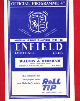 Enfield v Walton Hersham 1962