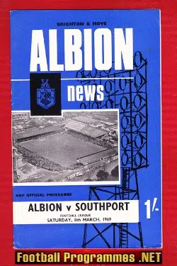 West Bromwich Albion v Southport 1969