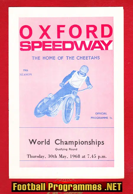 Oxford Speedway - World Championships Qualifying 1968