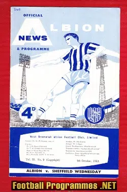 West Bromwich Albion v Sheffield Wednesday 1963