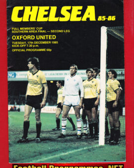 Chelsea v Oxford United 1985 – Full Members Cup Final 2nd Leg