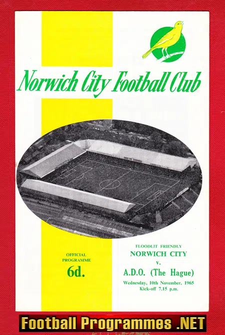 Norwich City v ADO 1965 – Floodlight Match – The Hague