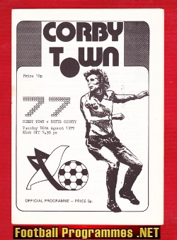 Corby Town v Notts County 1977