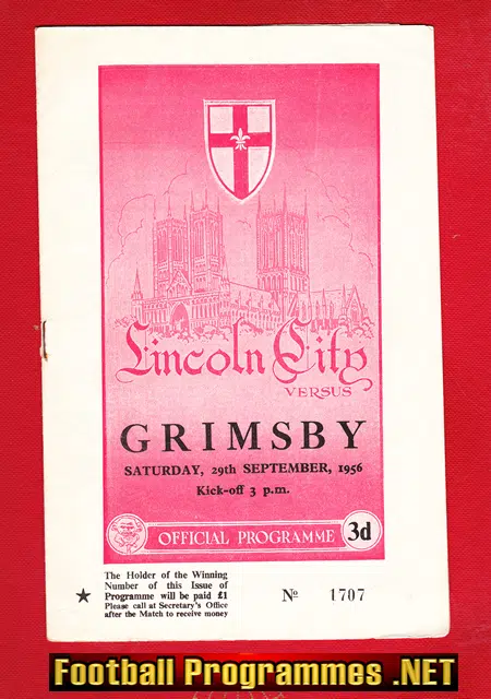 Lincoln City v Grimsby Town 1956
