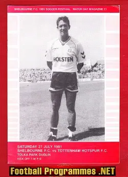Shelbourne v Tottenham 1991 - Dublin Ireland