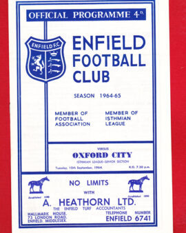 Enfield v Oxford City 1964