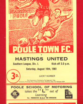 Poole Town v Hastings United 1961
