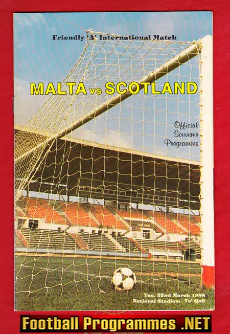 Malta v Scotland 1988