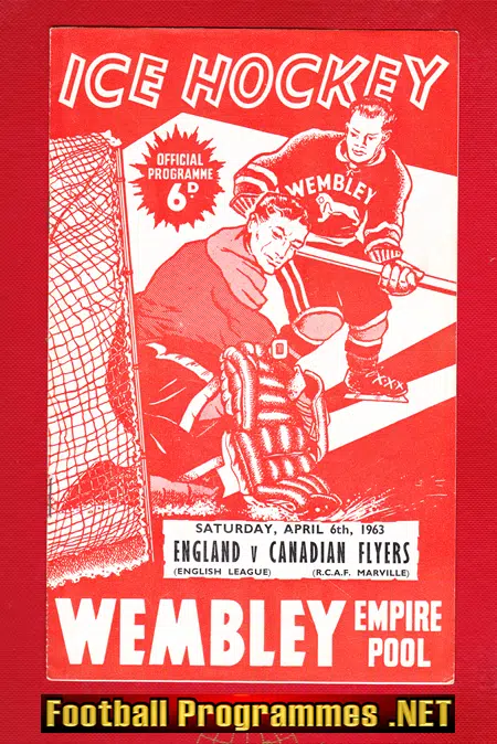 Wembley Ice Hockey v Canadian Flyers 1963 – Canada Team