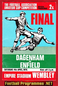 Dagenham v Enfield 1970 – Amateur Cup Final + Ticket