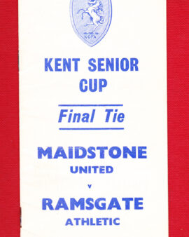 Ramsgate Athletic v Maidstone United 1964 Kent Senior Cup Final