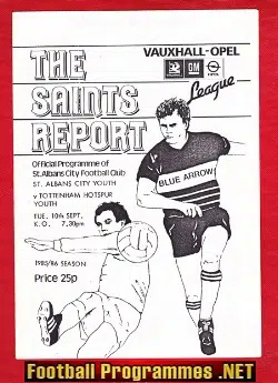 St Albans City v Tottenham 1985 - Youth Match